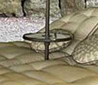 Built-in Table on the Orbit Double Lounger